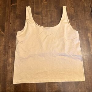 Anthropologie Avec Les‎ Filles Nude Built In Bra Tank Top Women's Size L/XL